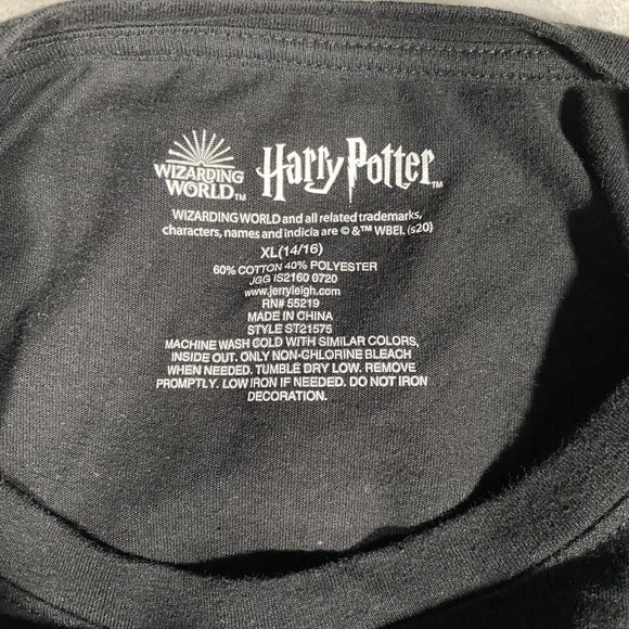 Wizarding World Harry Potter Shirt Hogwarts Lightning Bolt Graphic Youth Sz XL - Picture 3 of 6